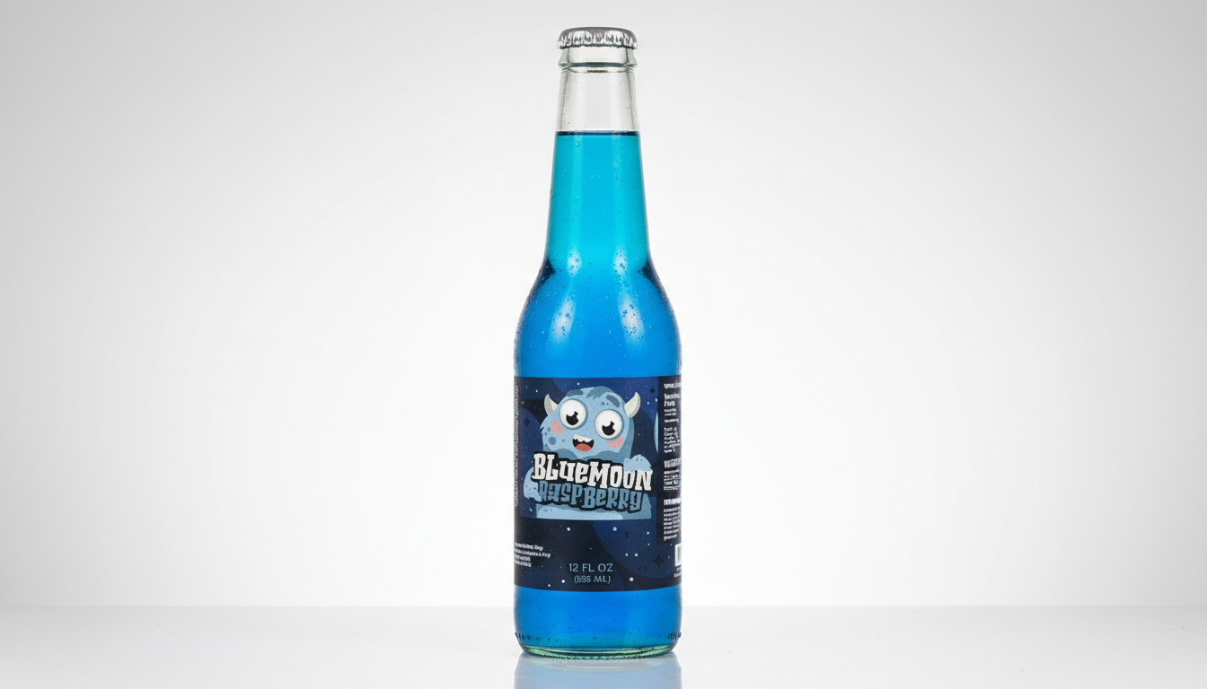 Blue Moon Raspberry Bottle