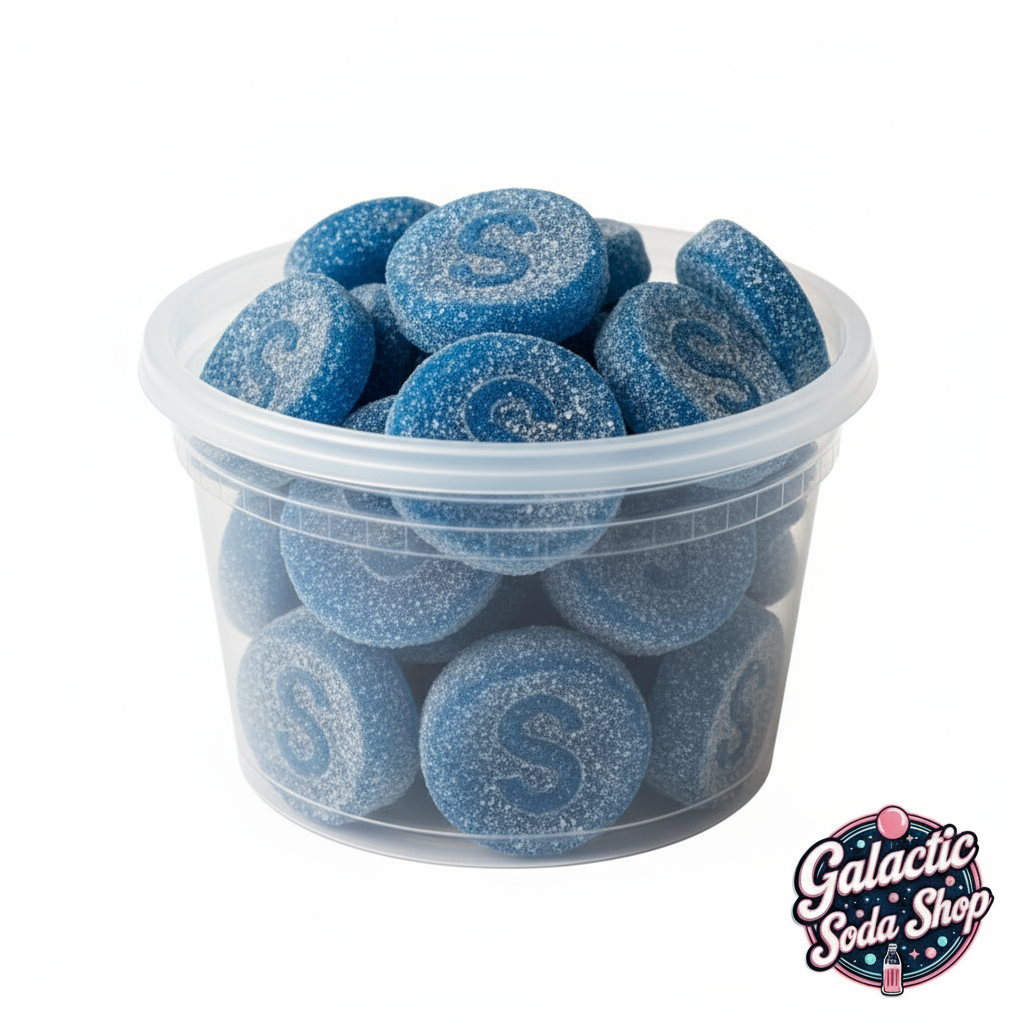 Medium S-Märke Sour Blue Raspberry