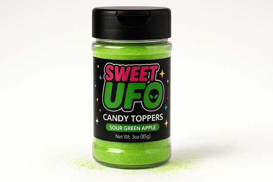 Sweet UFO Sour Green Apple with Label